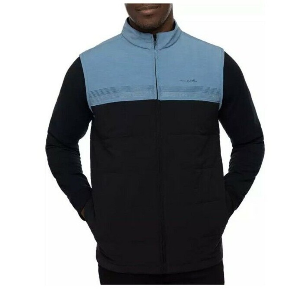 Men's Travis Mathew Todos Santos Full Zip Vest Large Color Block Lightweight